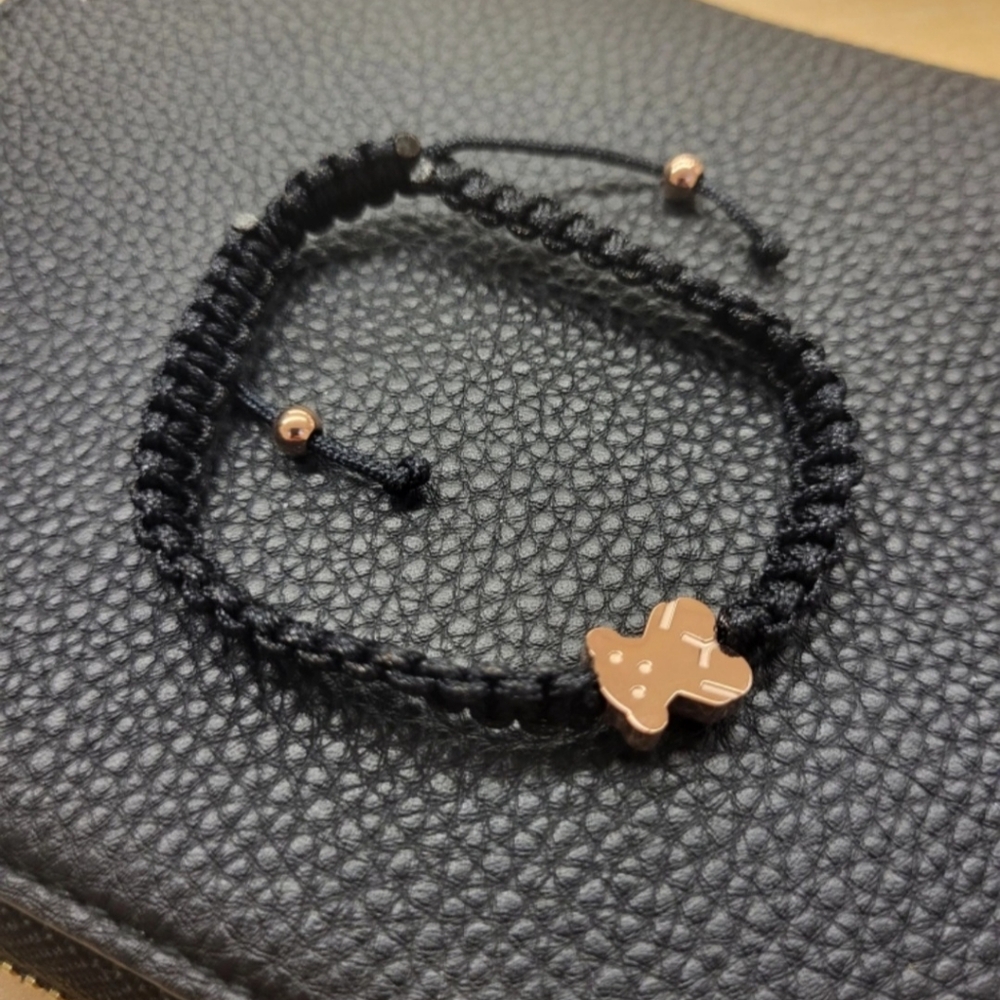 Black and Rose Gold Bracelet